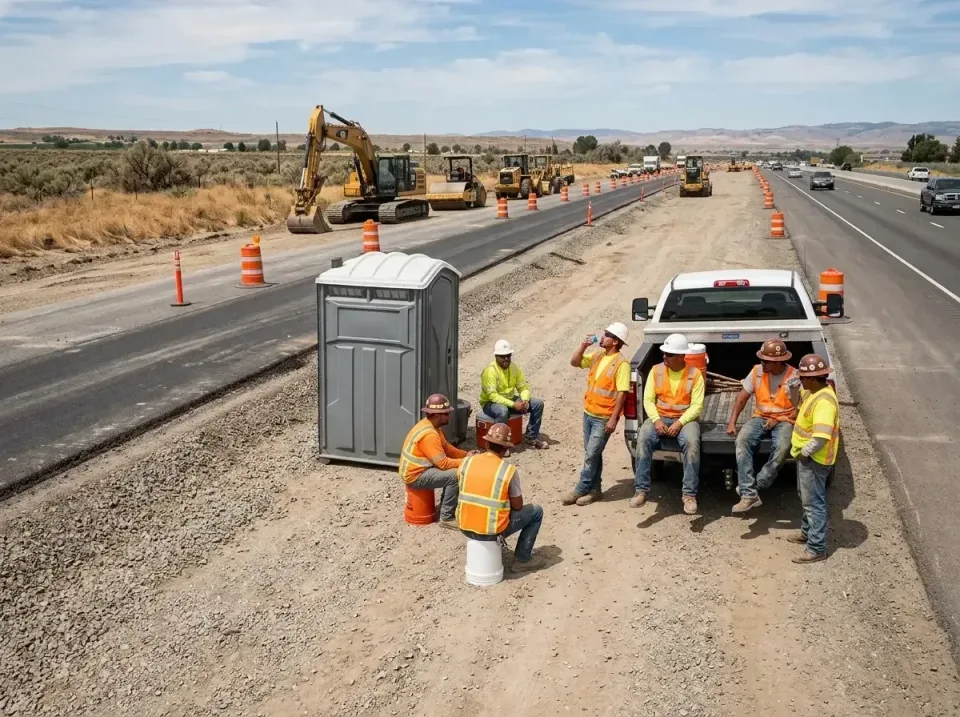 highway-road-construction-crew-007 — frequently asked questions, Porta Potty and Restroom Rentals in Hoisington, KS